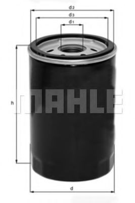 Фільтр масляний Mahle Original OC40